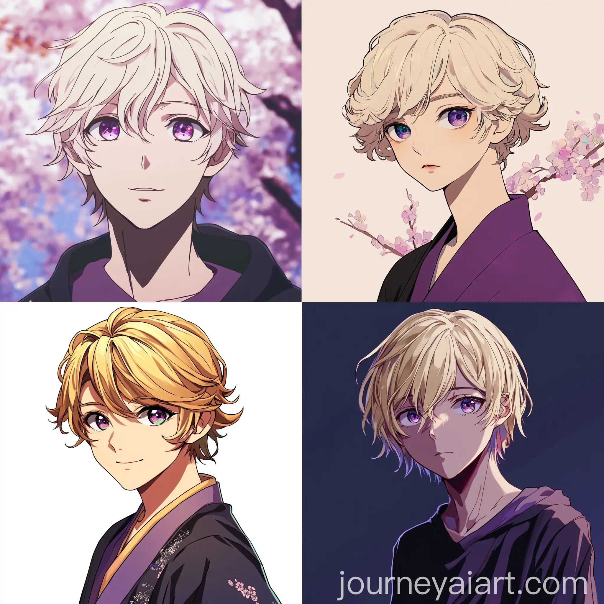 Androgynous-Youth-with-Rainbow-Eyes-in-Purple-Attire