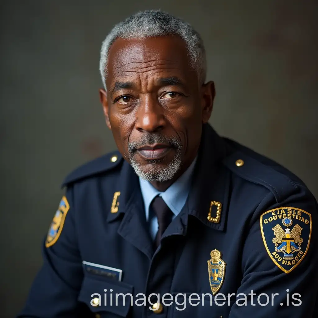 Portrait-of-a-Senior-AfroCaribbean-Man-with-a-Policing-Career