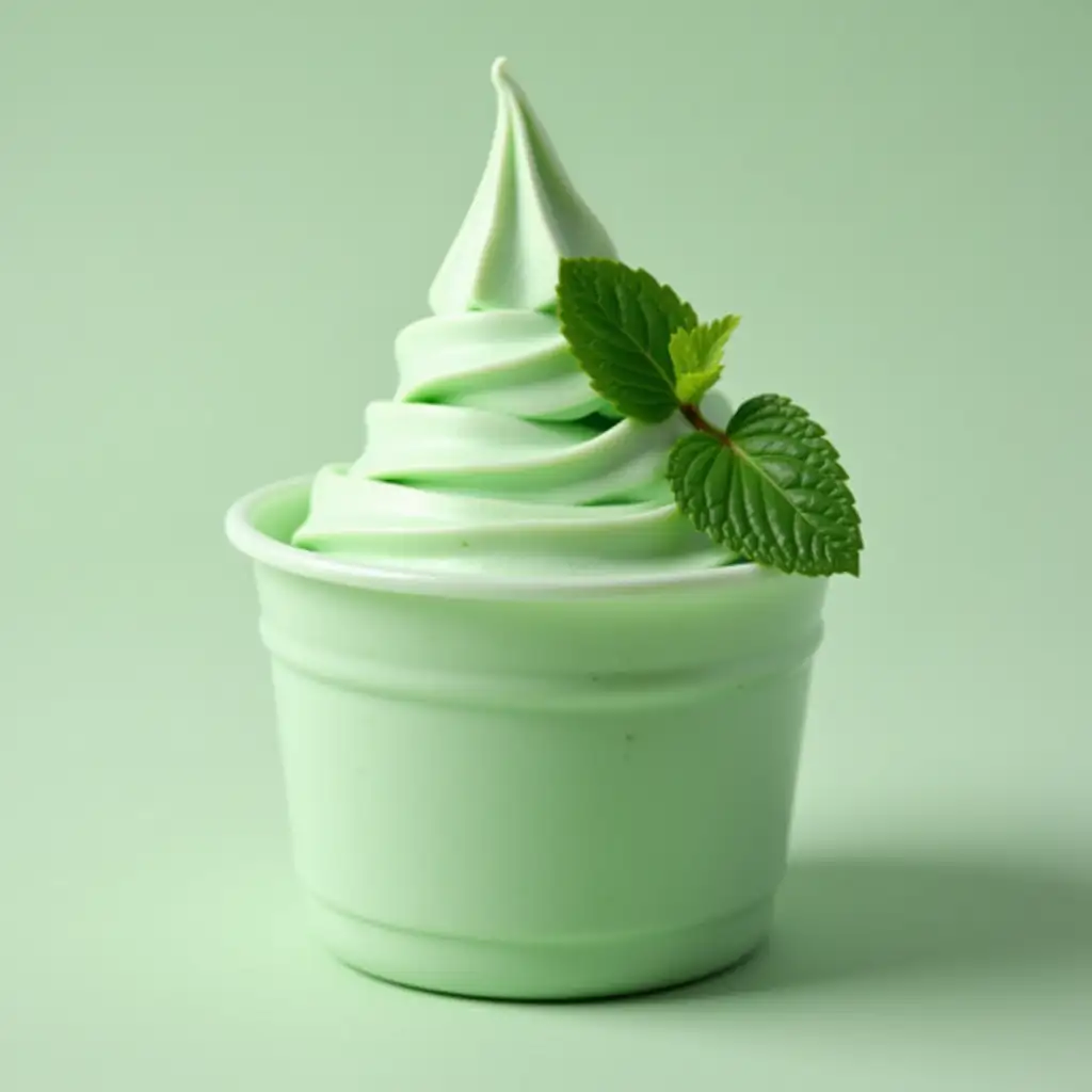 green mint ice cream