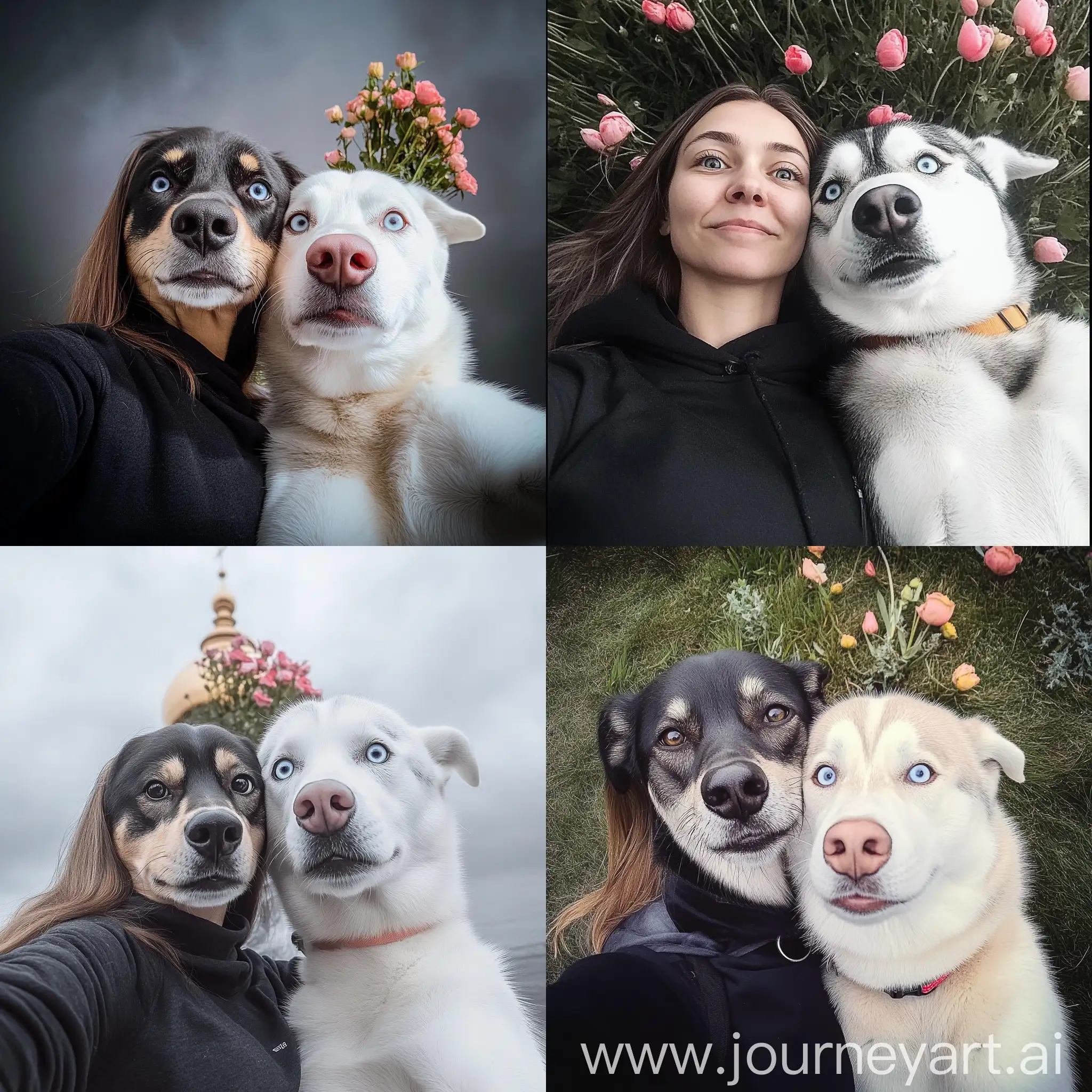 Two-Huskies-Taking-a-Selfie-Together-in-a-Heartwarming-Moment