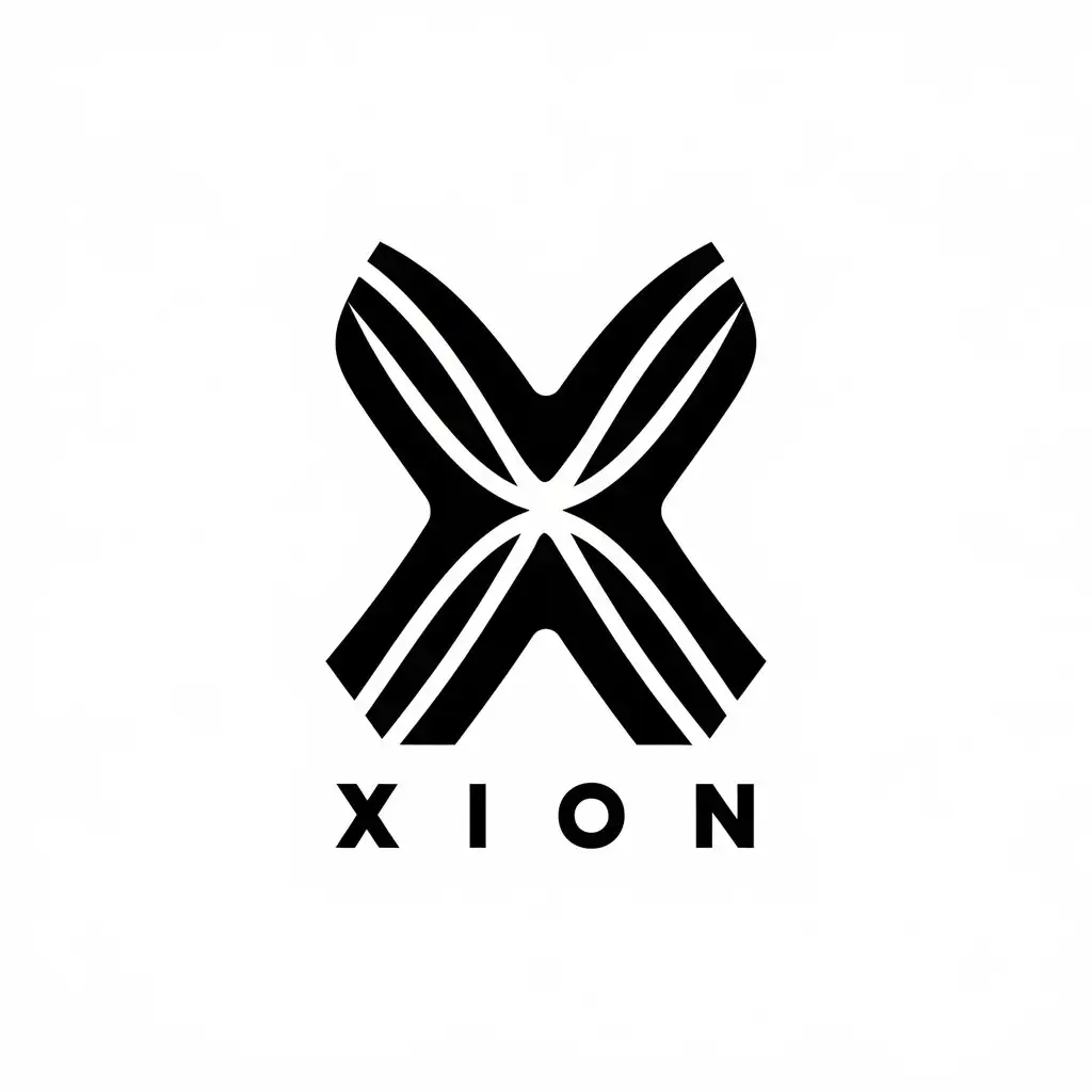 LOGO Design for Xion Modern X Symbol for Restaurant Industry with Clear Background