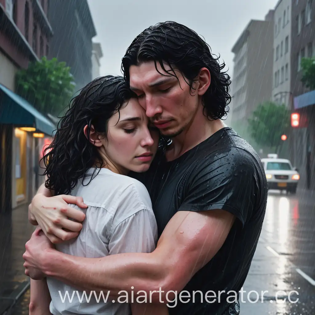 Intimate-Embrace-in-City-Rain-Emotional-Connection-on-a-Stormy-Street