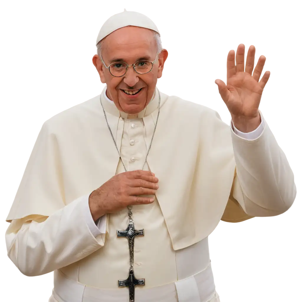 Pope-Francis-Gives-Blessing-HighQuality-PNG-Image-for-Enhanced-Clarity-and-Detail