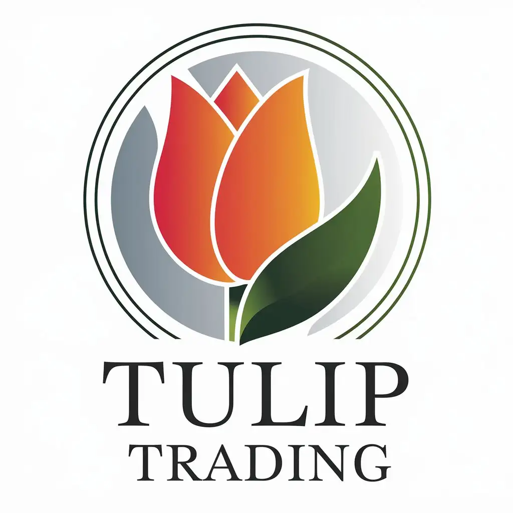 LOGO Design for Tulip Tradings Tulip Symbol with Clean Modern Style for Retail Industry