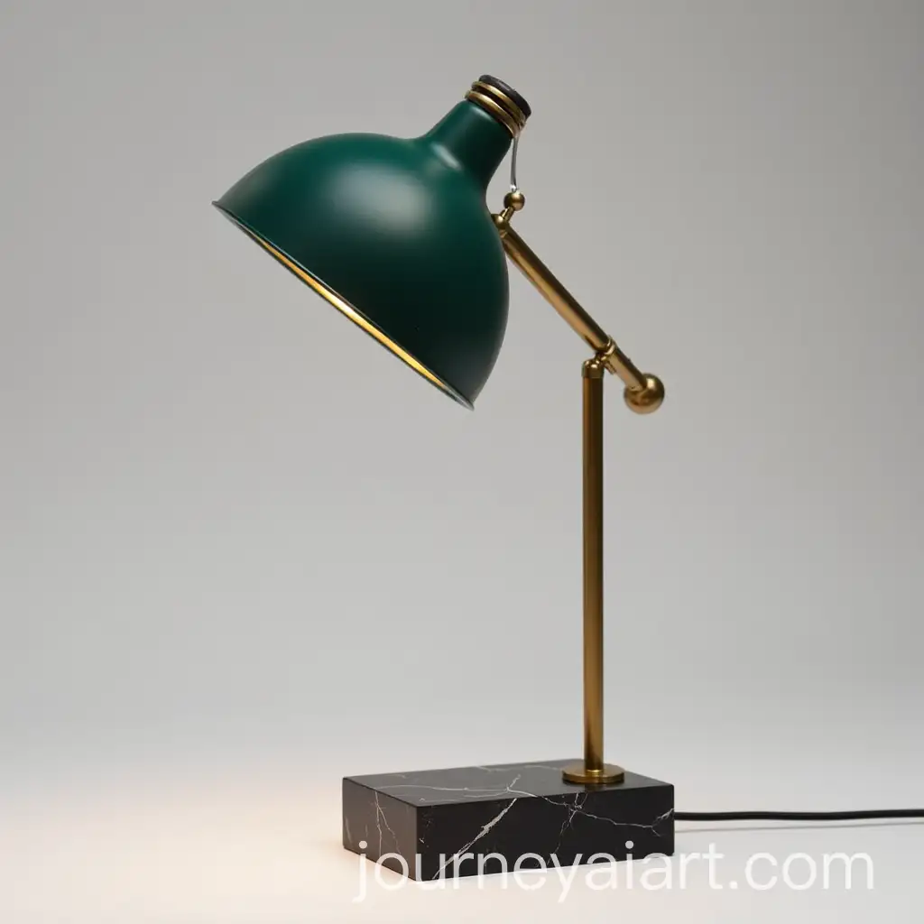 Modern-Desk-Lamp-with-Black-Marble-Base-and-Emerald-Green-Shade