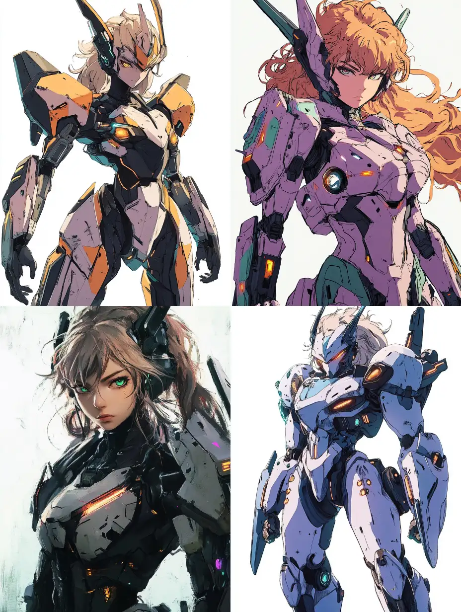 Fierce-MechInspired-Female-Character-in-1990s-Anime-Style