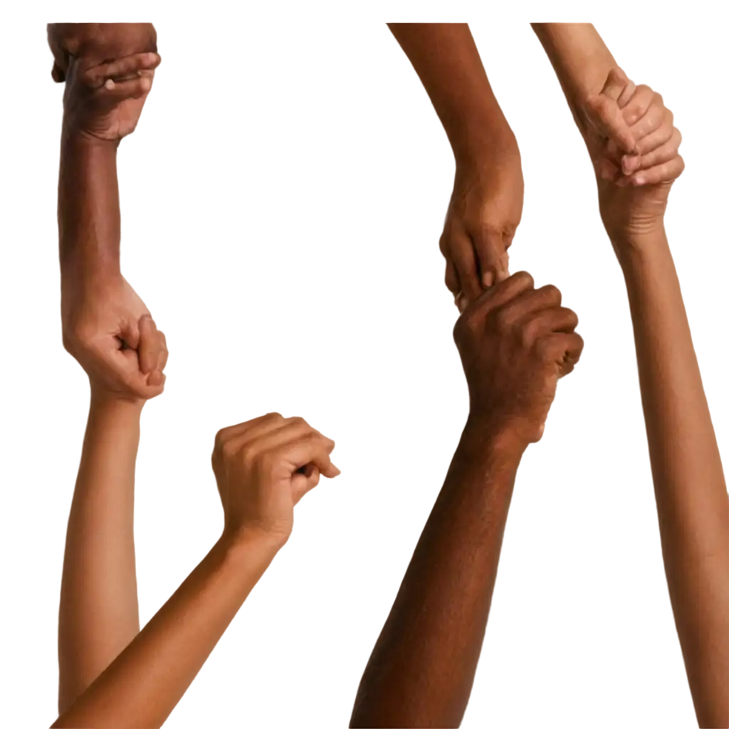 Diverse-Races-Holding-Hands-PNG-Image-Unity-and-Diversity-Visualized