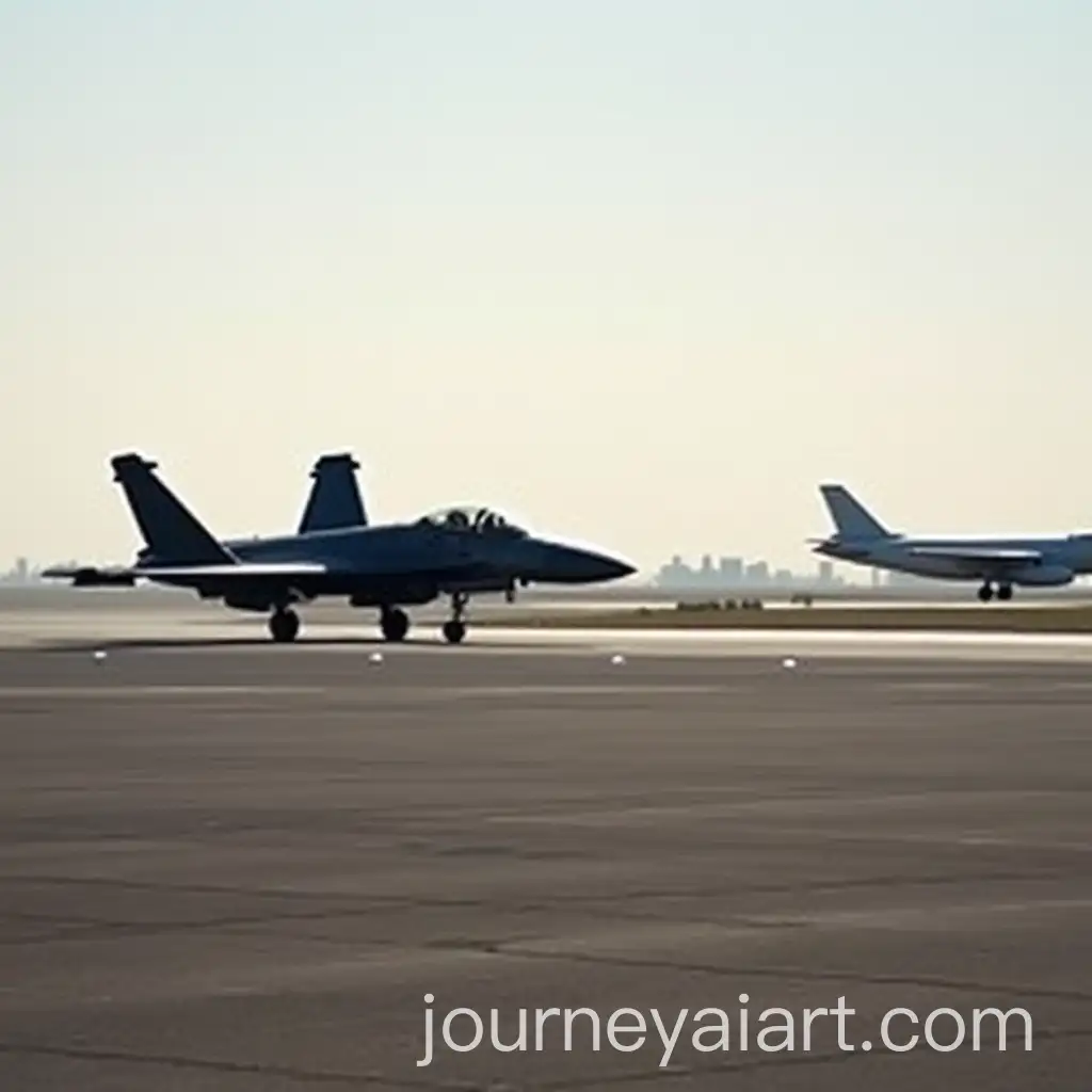 Military-Airport-with-Warplanes-on-the-Runway-in-Lebanon