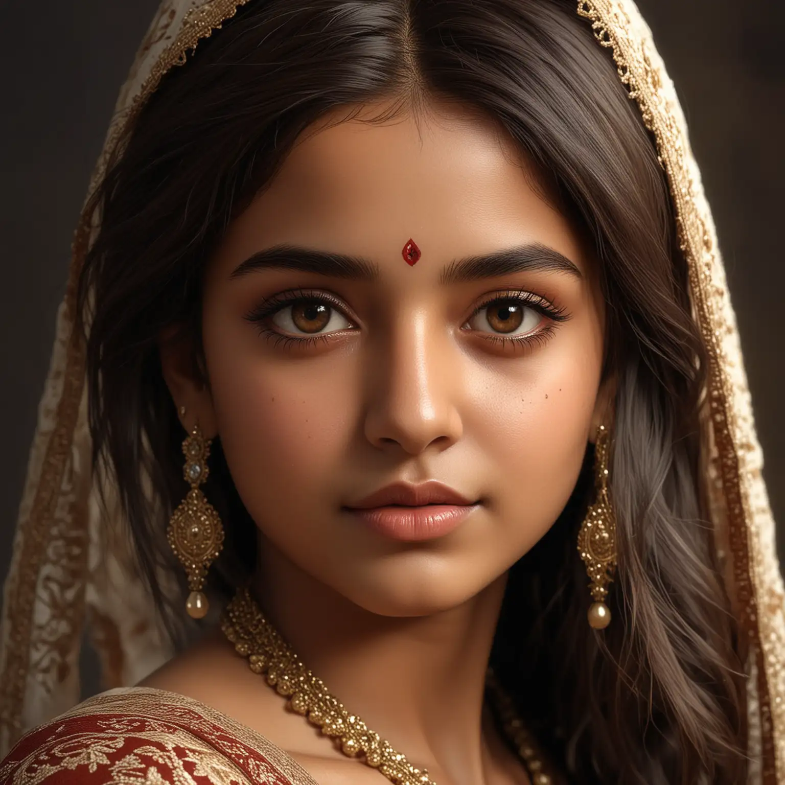 Beautiful-Indian-Girl-with-Striking-Brown-Eyes-and-TraditionalModern-Attire