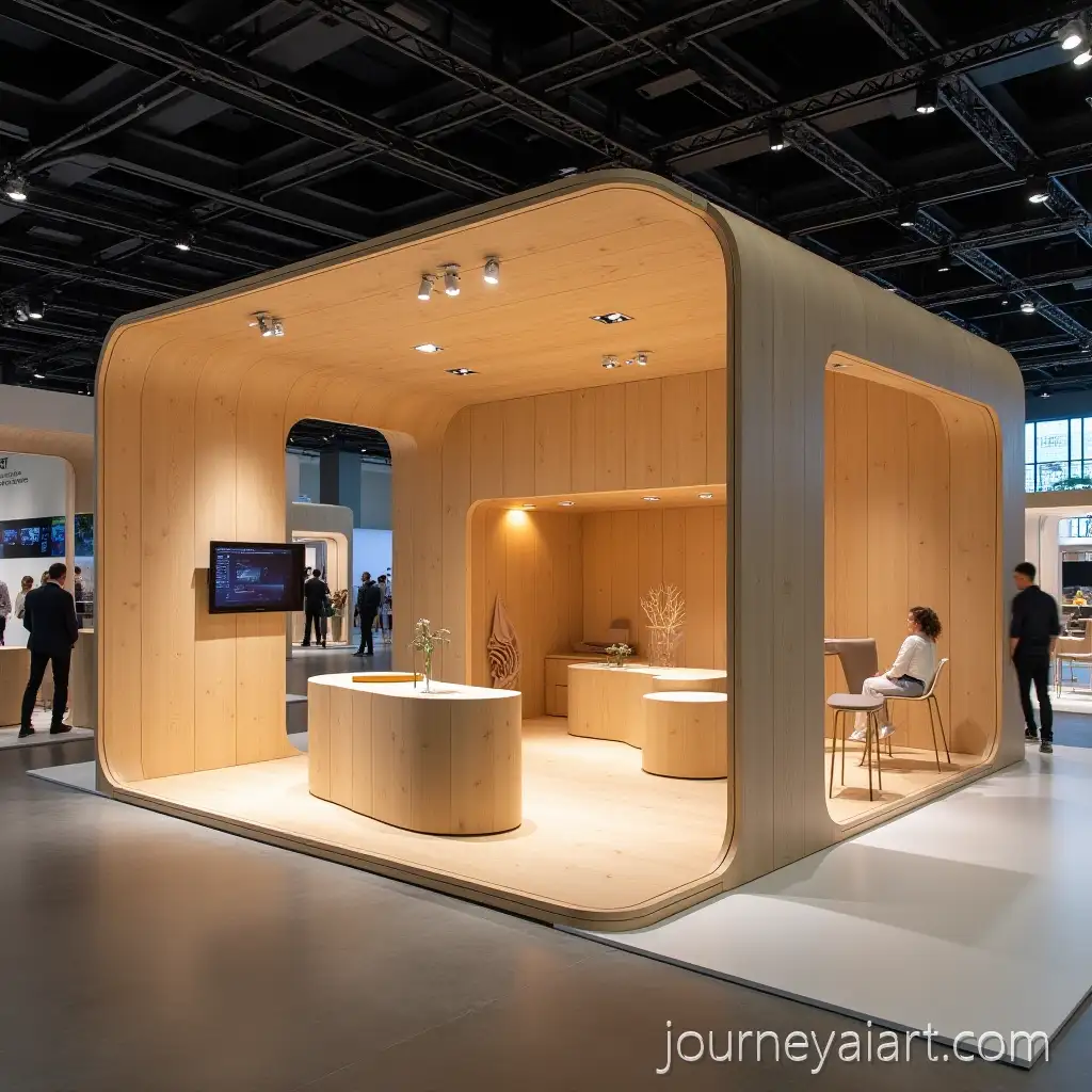 Modern-Wooden-Booth-Design-for-Architecture-Exhibition