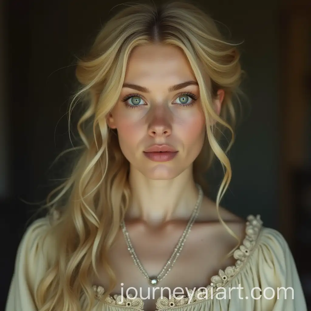 Victorian-Woman-with-Blonde-Hair-and-Green-Eyes-in-Elegant-Attire