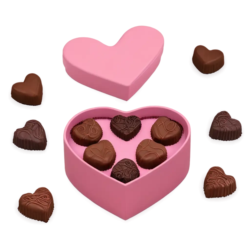 HighQuality-Pink-Heart-Shaped-Box-of-Chocolates-PNG-for-Valentines-Day