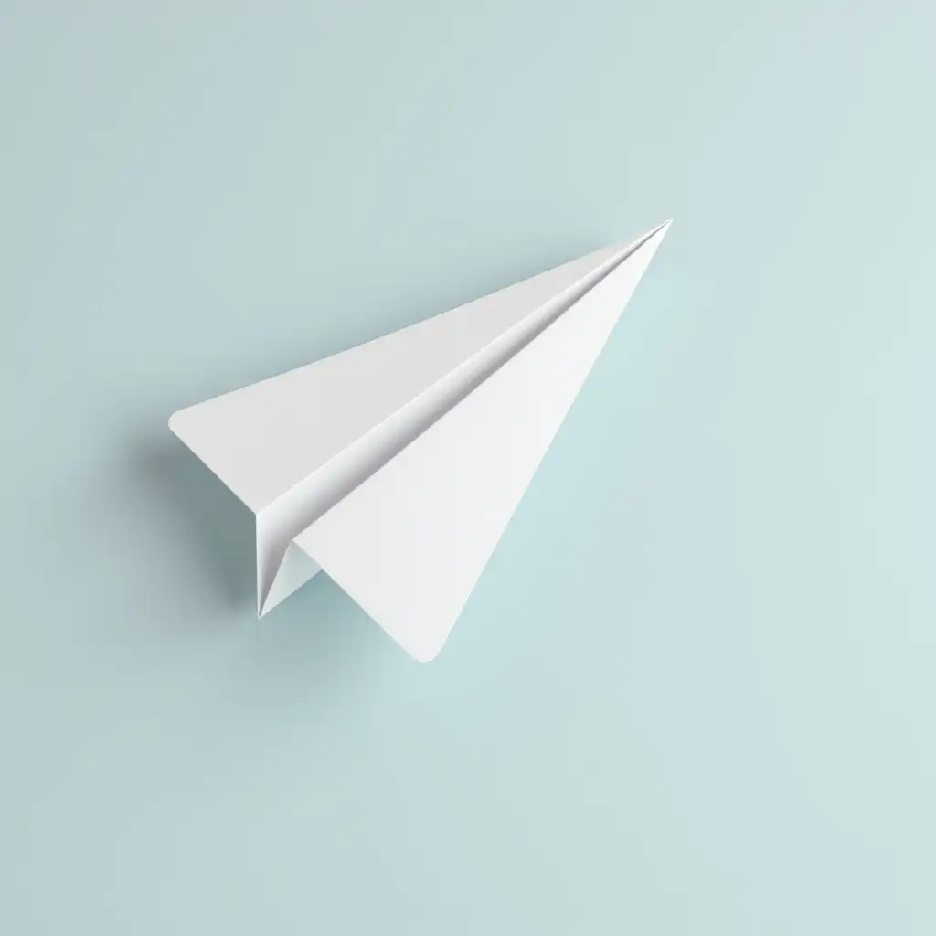 Large-White-Paper-Airplane-Flying-Through-Open-Sky