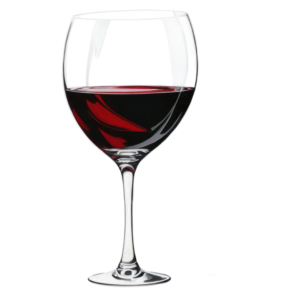 Dynamic-PNG-Image-of-Pencil-Wine-Glass-and-Red-Lips-Artistic-Concept-for-Creative-Projects