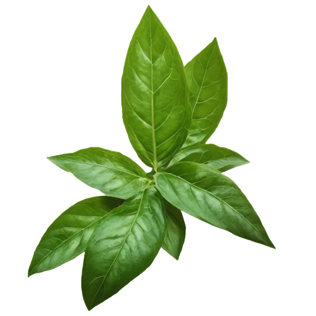 HighQuality-Basil-Leaf-PNG-Image-with-Transparent-Background-for-Versatile-Use