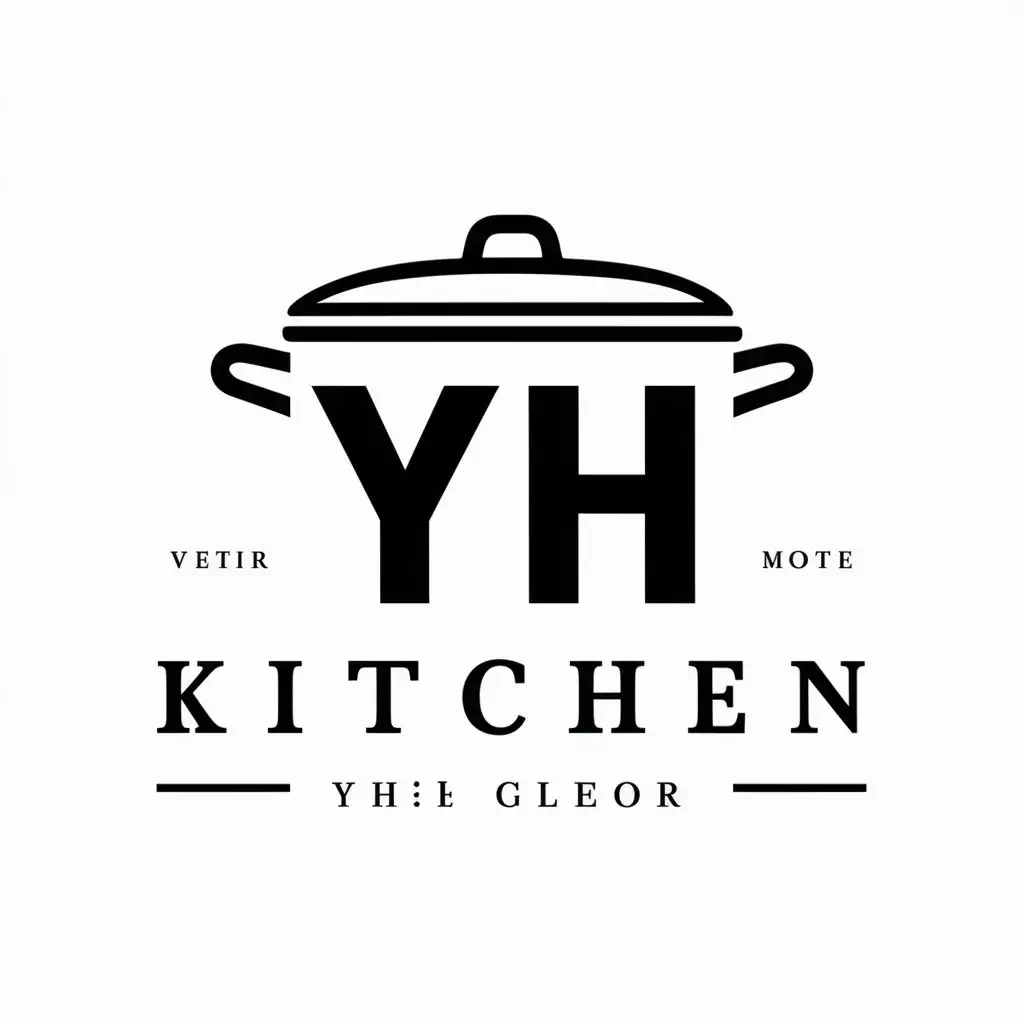 LOGO-Design-for-YH-Pot-Symbol-in-Kitchen-Home-Decor-Industry