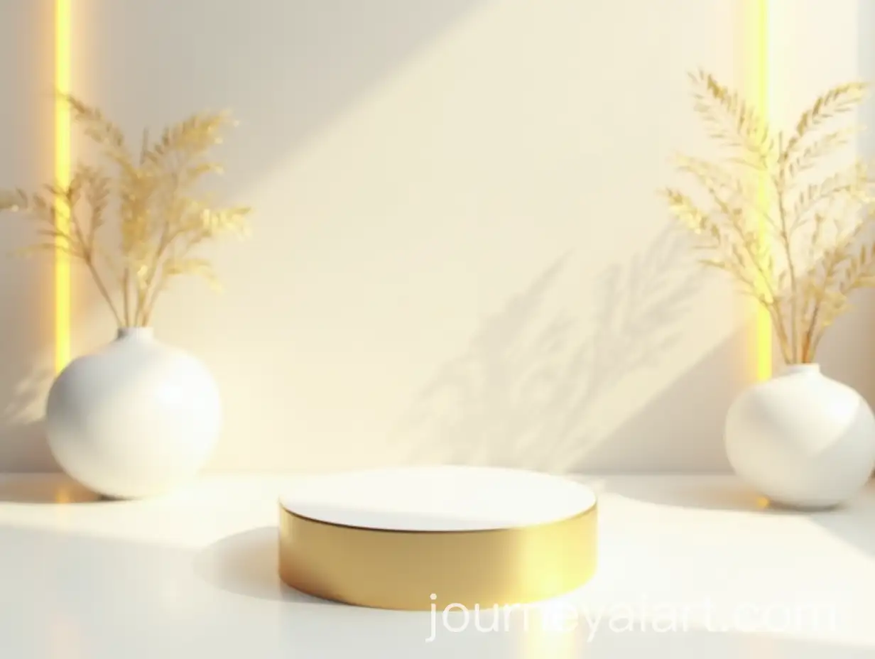 Small-Podium-with-Golden-Rim-and-White-Surface-inAI-Image-Prompt-Expansion-Bright-Room-with-Soft-Neon-Lighting