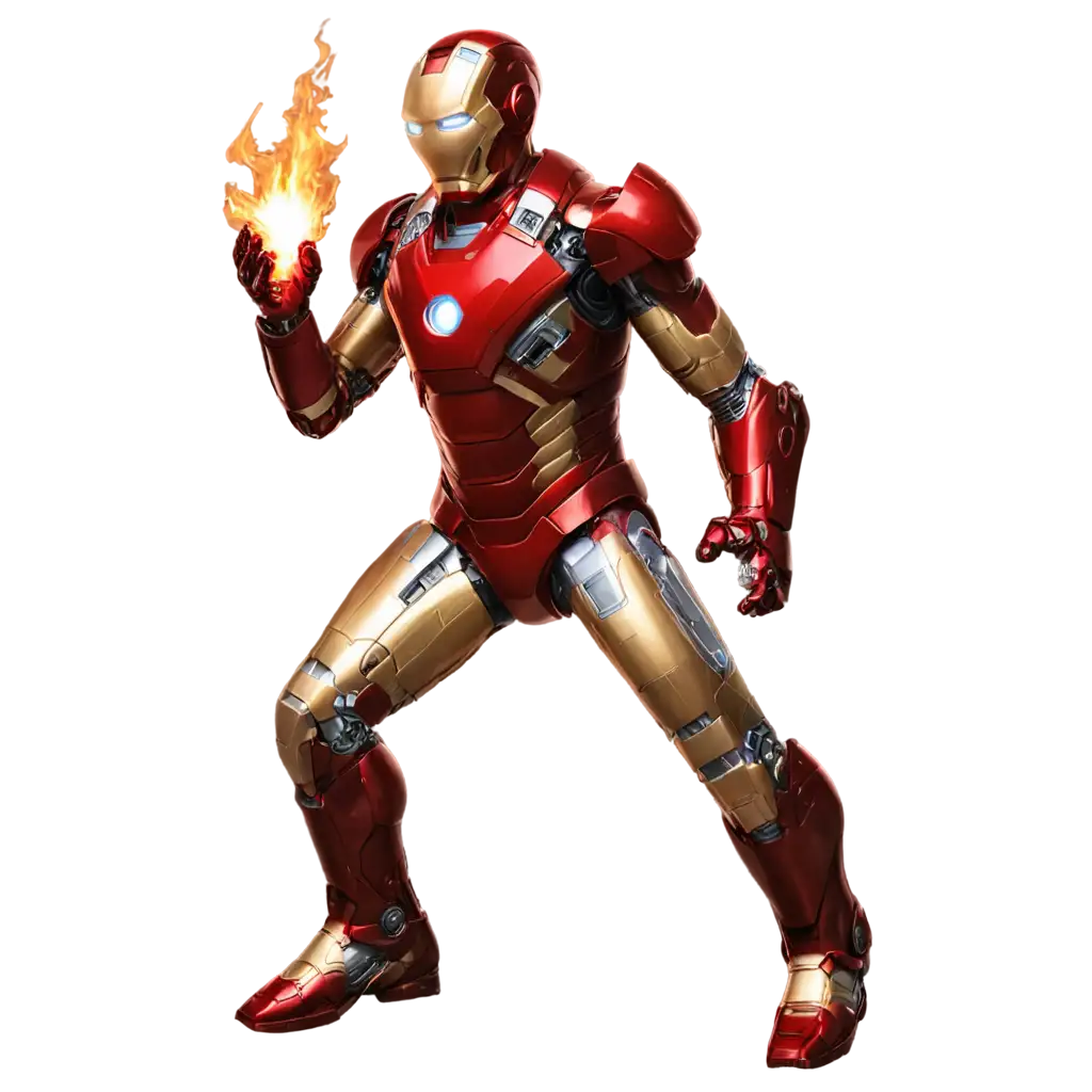 Iron-Man-with-Fire-PNG-Image-HighQuality-and-Versatile-for-Creative-Projects