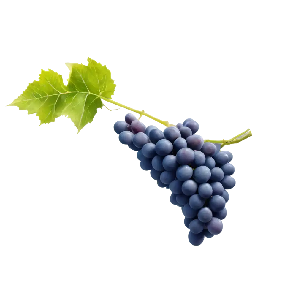 HighQuality-PNG-Image-of-a-Cluster-of-Blue-Grapes-for-Diverse-Applications