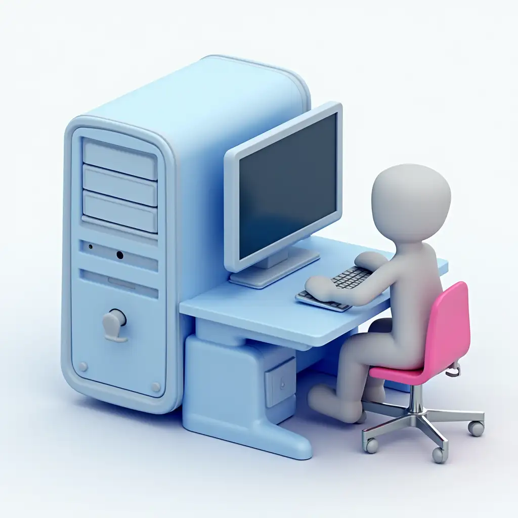 3d pc working png