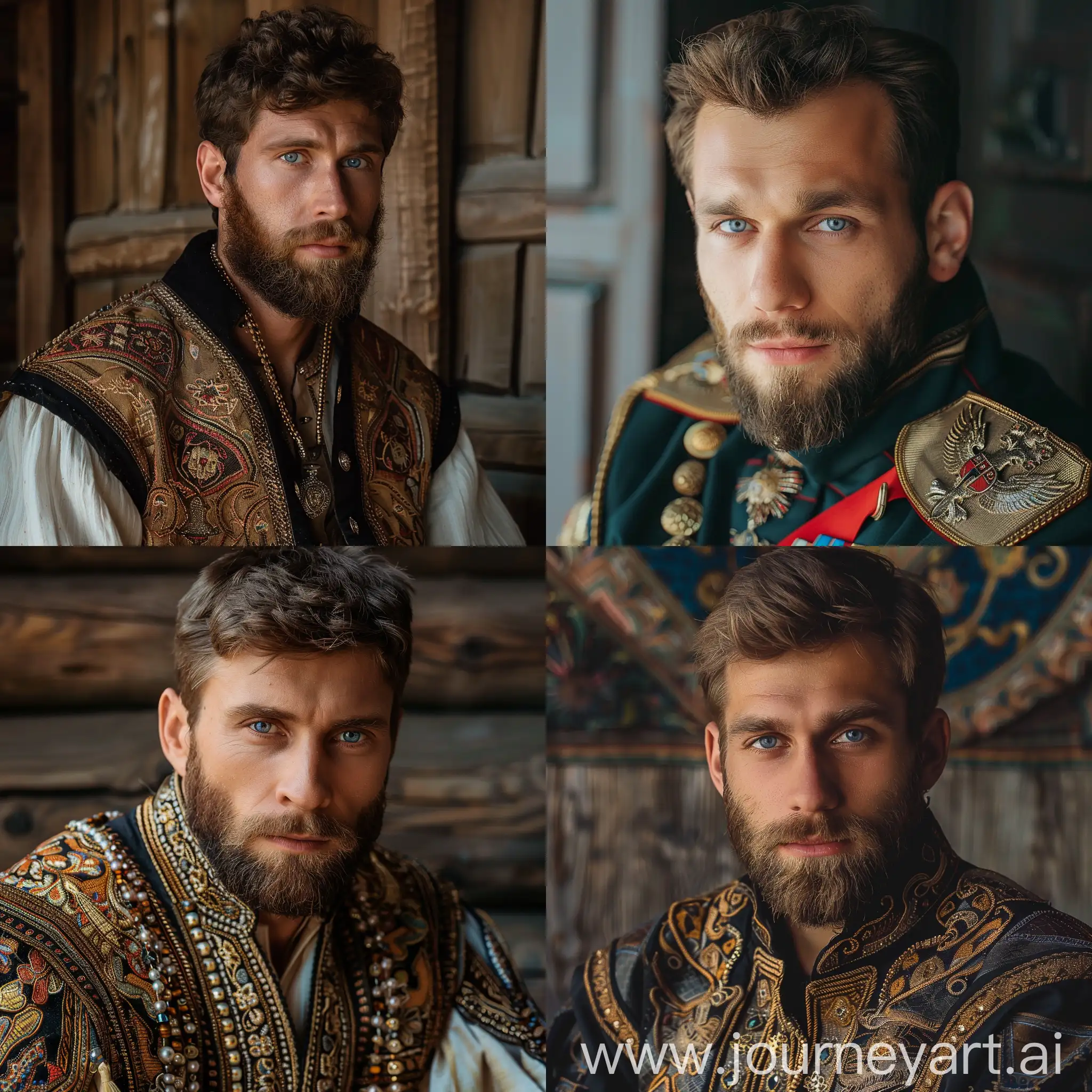 Muscular-30YearOld-Man-in-Russian-National-Clothes-with-Brown-Hair-and-Beard