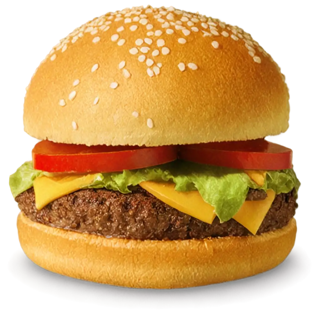 Delicious-Burger-PNG-Artistic-Image-Creation-for-Culinary-Delights