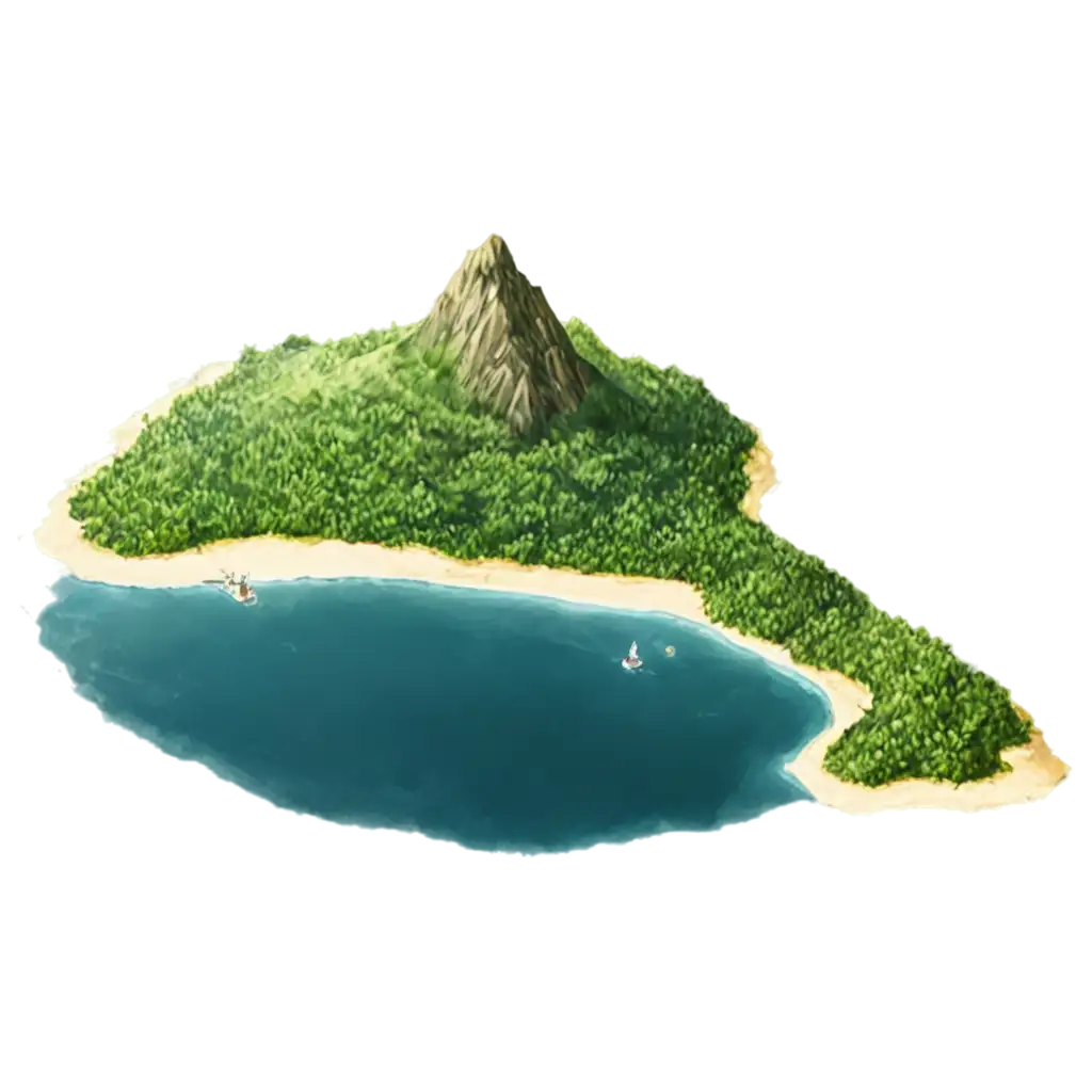 create a png for an rpg of islands and navigations