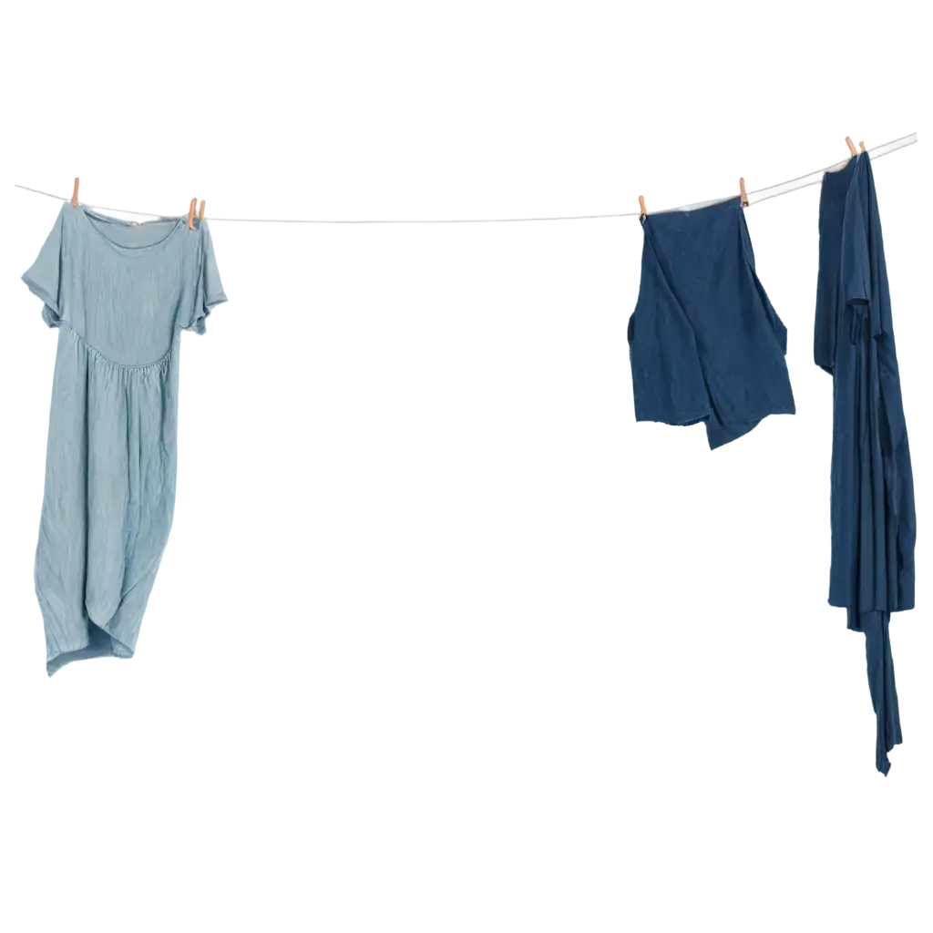 Drying-Clothes-on-a-Rope-HighQuality-PNG-Image-for-Enhanced-Clarity