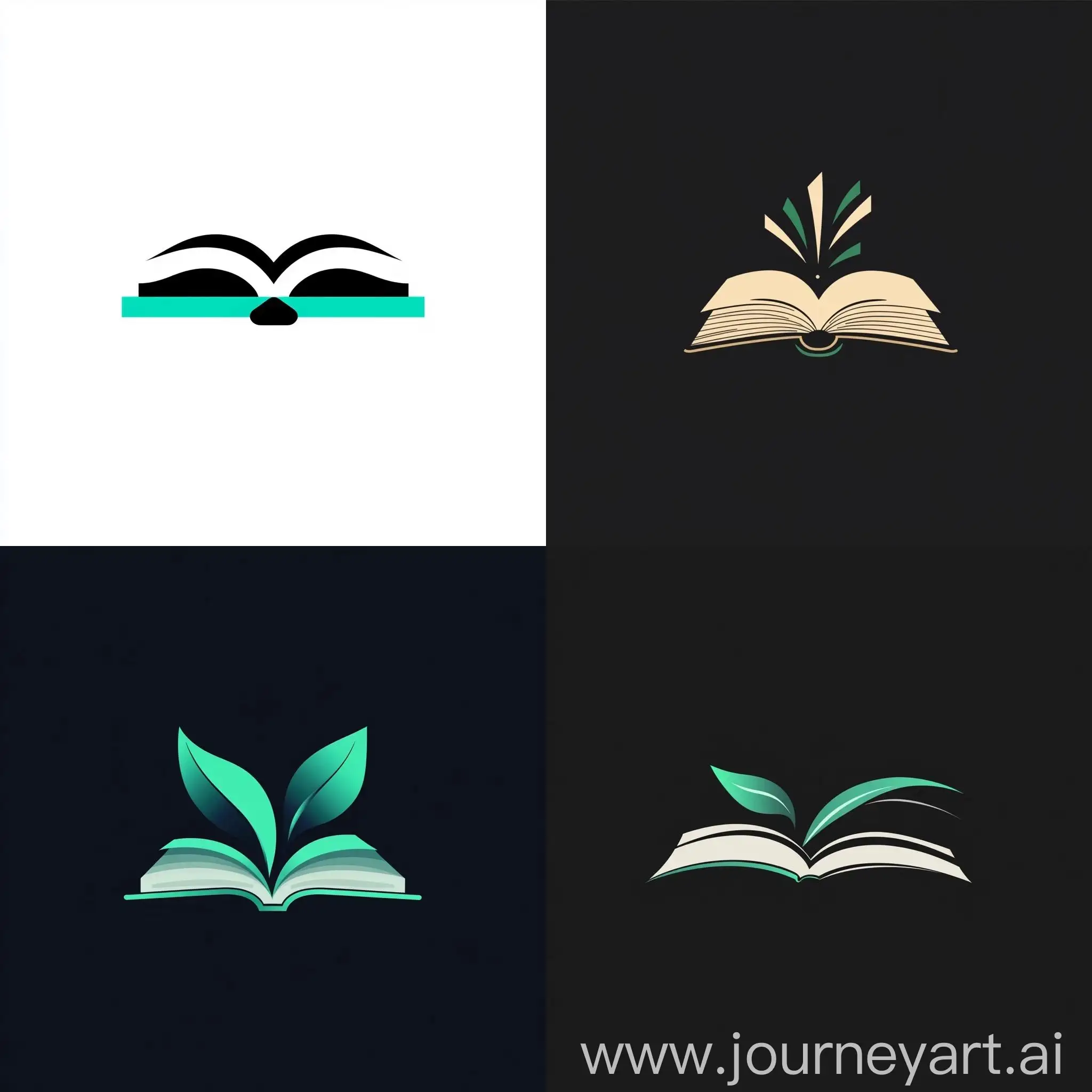 Online-Education-Production-Center-by-Anastasia-Lushnikova-Modern-Sans-Serif-Logo-with-Stylized-Book-Icon