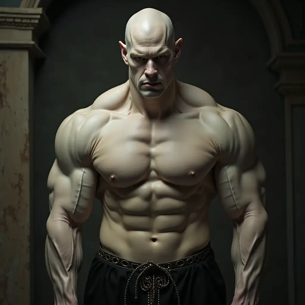 Giant-Hypermuscular-Vampire-Bodybuilder-Growing-in-Castle-Bathroom