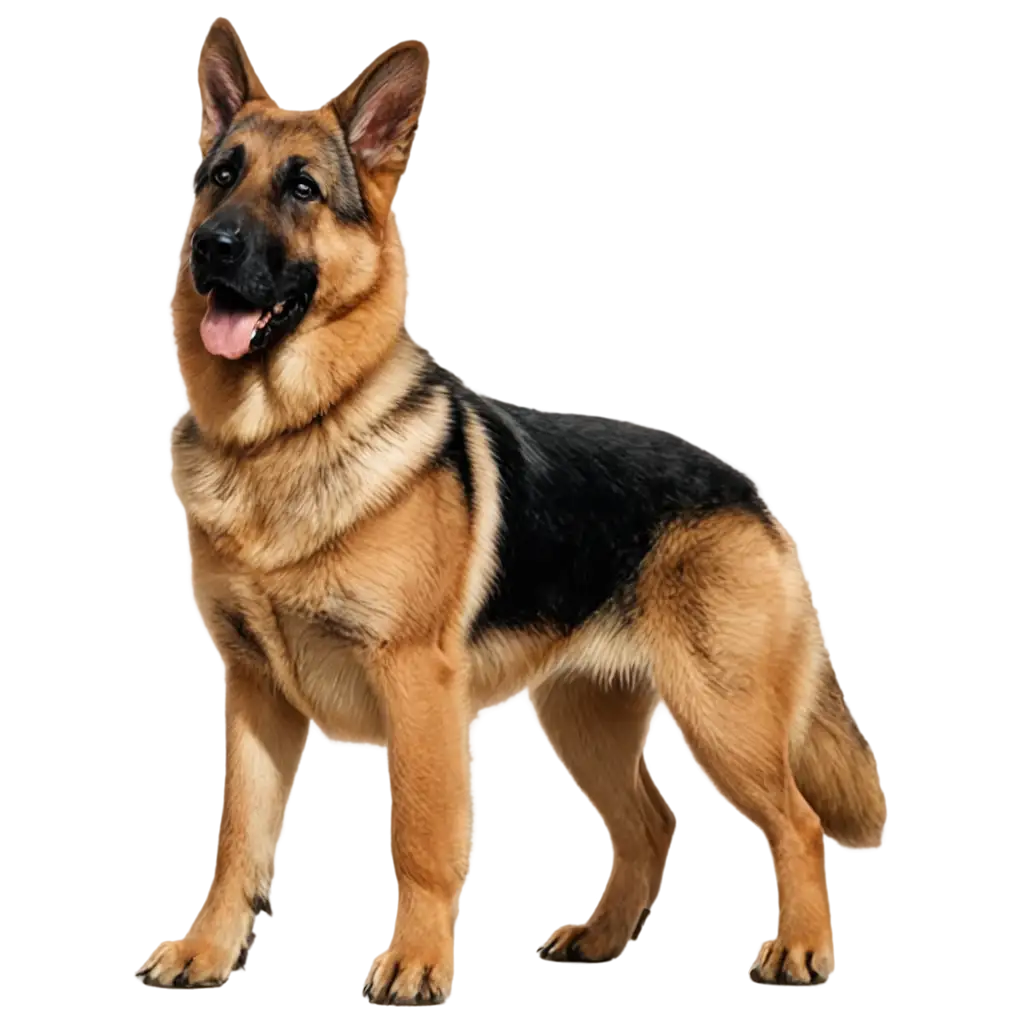 Detailed-Realistic-PNG-Image-of-a-Full-Body-German-Shepherd-Dog