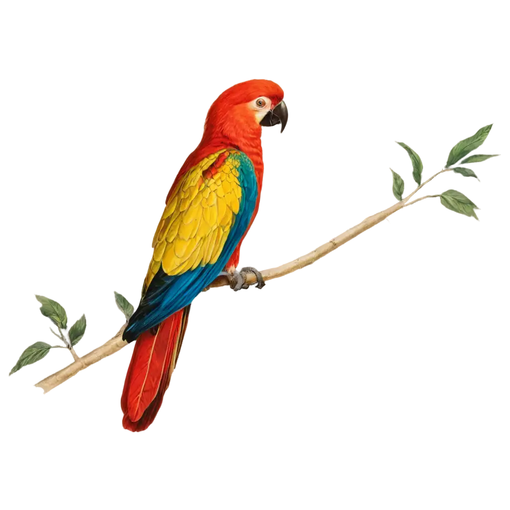 Vibrant-Parrot-Art-for-Indian-Textiles-in-PNG-Format