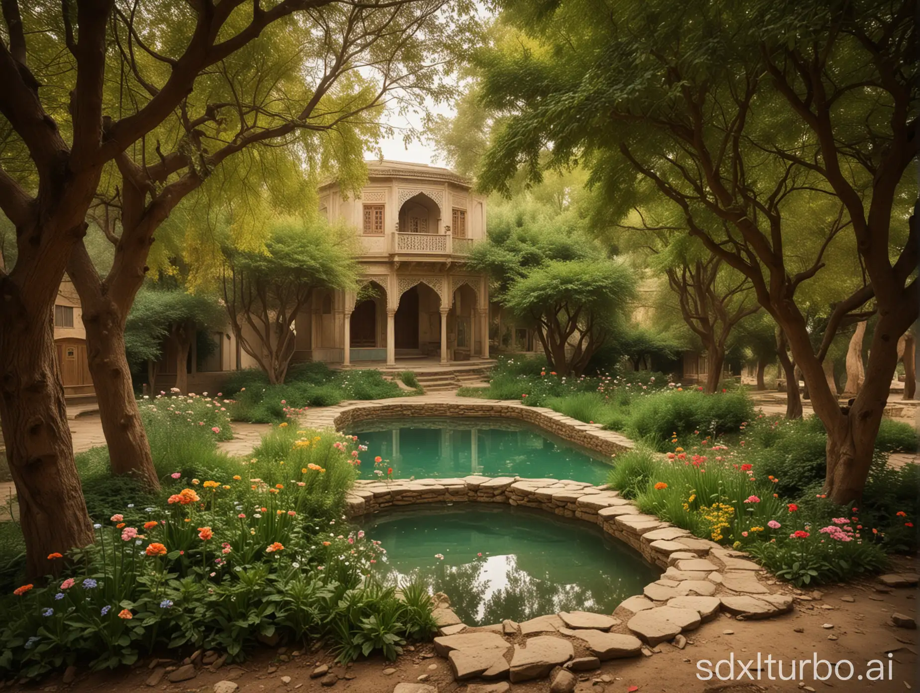 Dreamy-Old-Iranian-Garden-in-Gilan