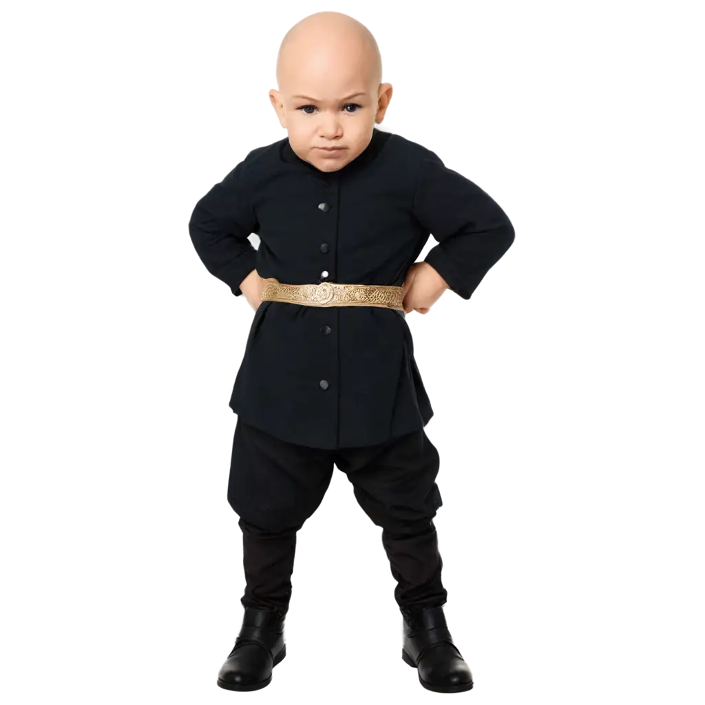 Bald-Dwarf-in-Black-PNG-Image-Enigmatic-Character-Design