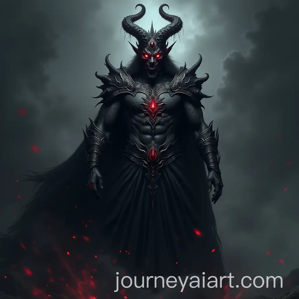 Erlik-Dark-Lord-of-Turkic-Mythology-in-Malevolent-Armor