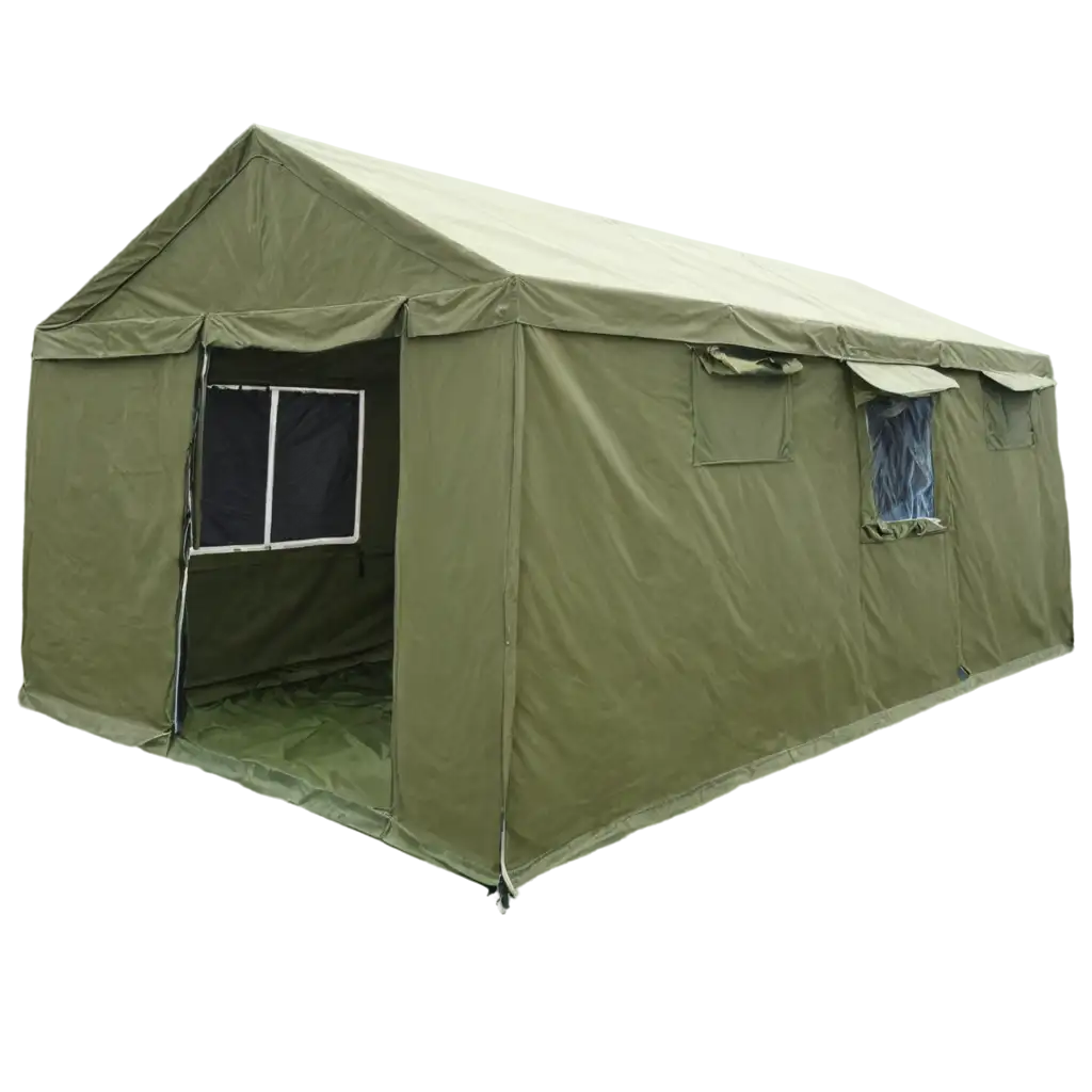 HighQuality-PNG-of-an-Army-Medical-Camp-Tent-for-Versatile-Applications