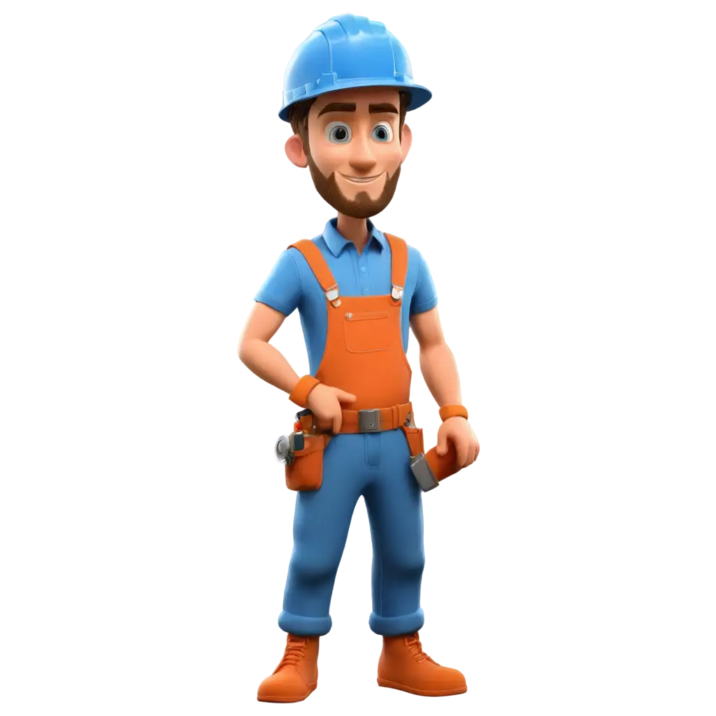 Cartoon-Handyman-PNG-Image-Friendly-Male-Character-in-Blue-Overalls-and-Orange-Helmet