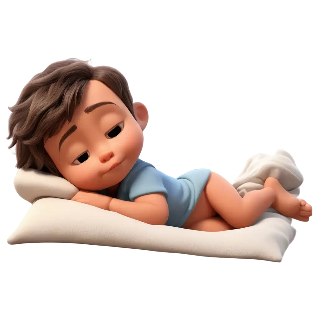 Cute-Baby-Sleeping-3D-Pixar-Animation-Style-PNG-Image