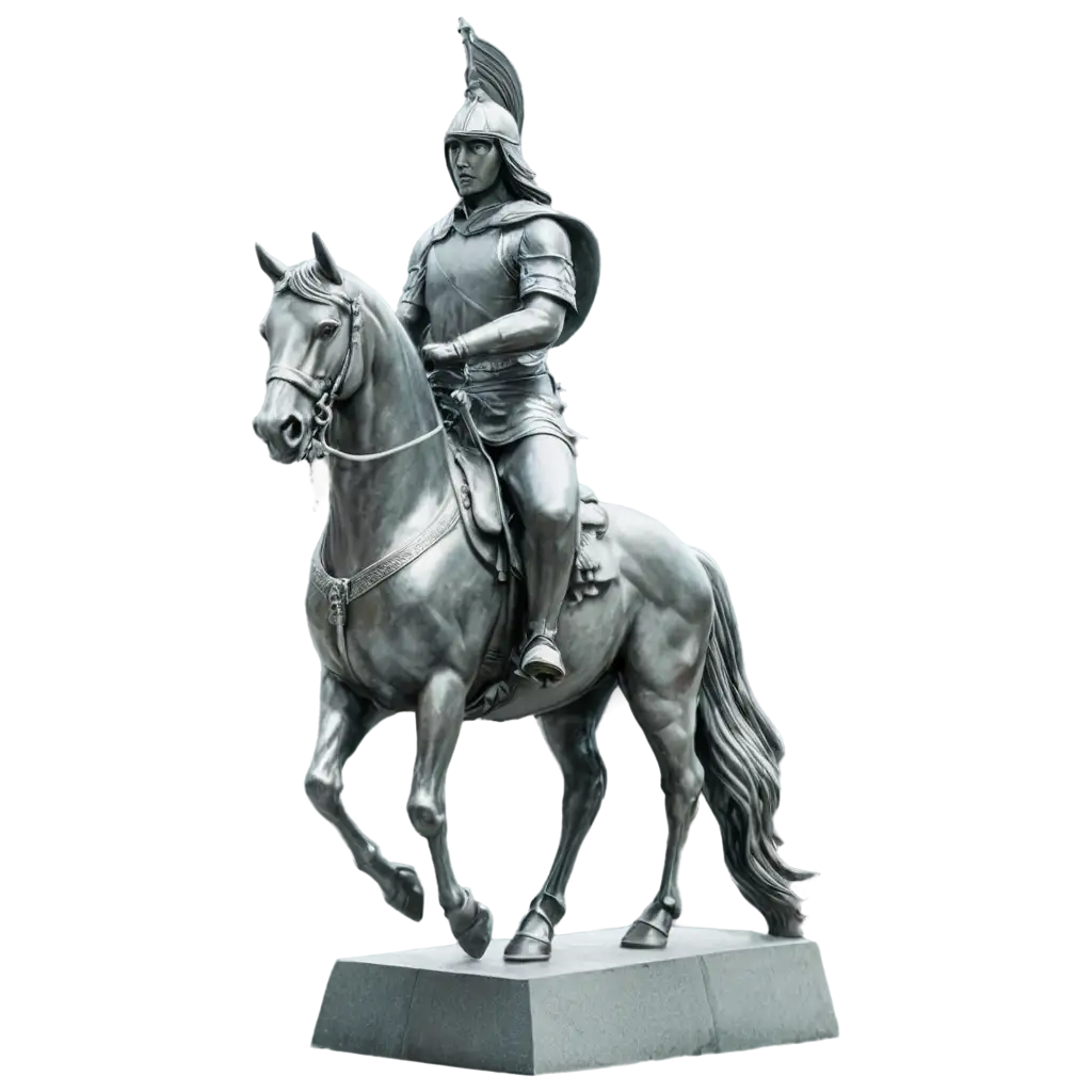 Warrior-on-Horse-Statue-PNG-Image-Majestic-Crossroad-Monument-Artwork