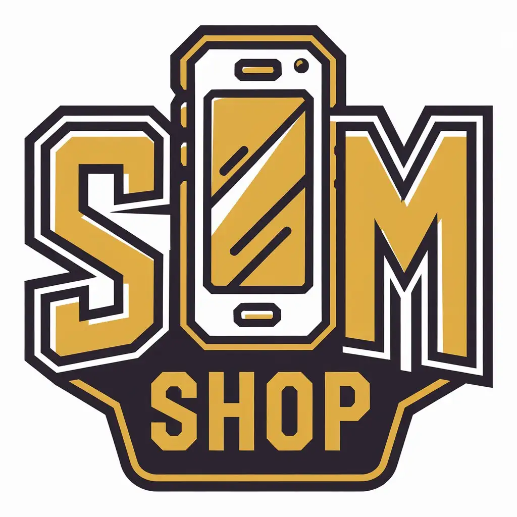 LOGO-Design-for-SM-Shop-MobileCentric-with-Clear-Background