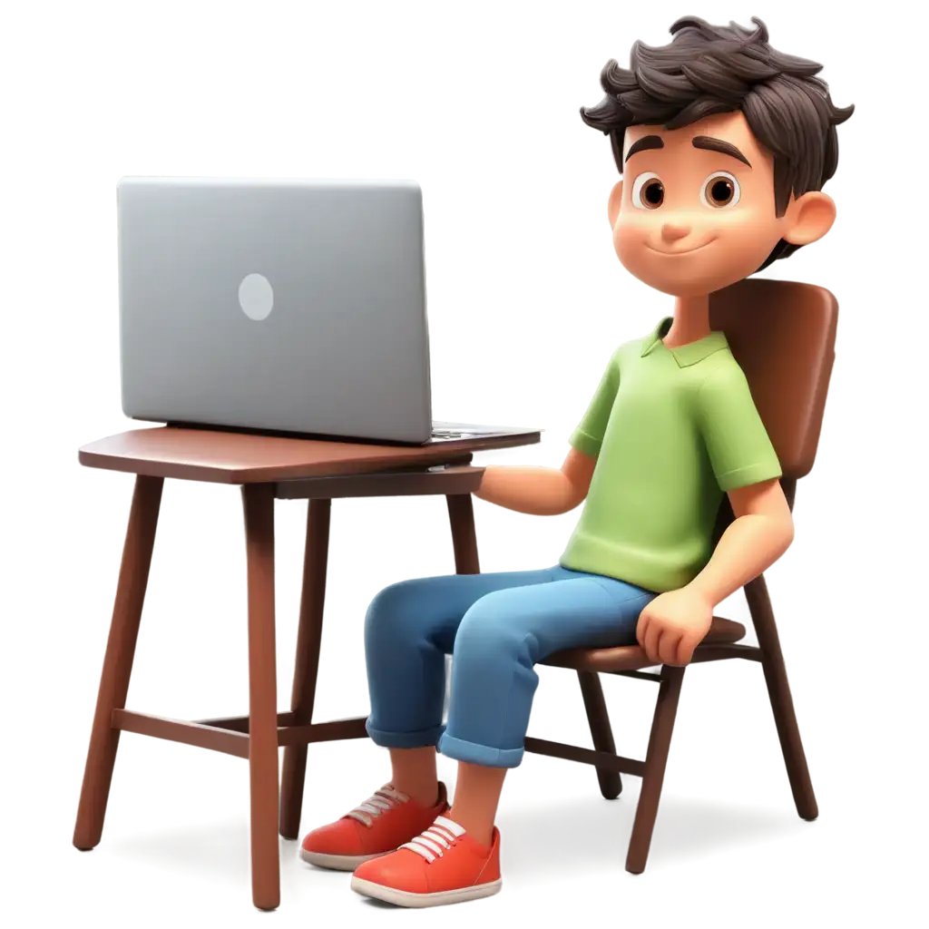 Cartoon-Boy-Sitting-on-Chair-with-Laptop-PNG-Image-Engaging-Educational-Illustration