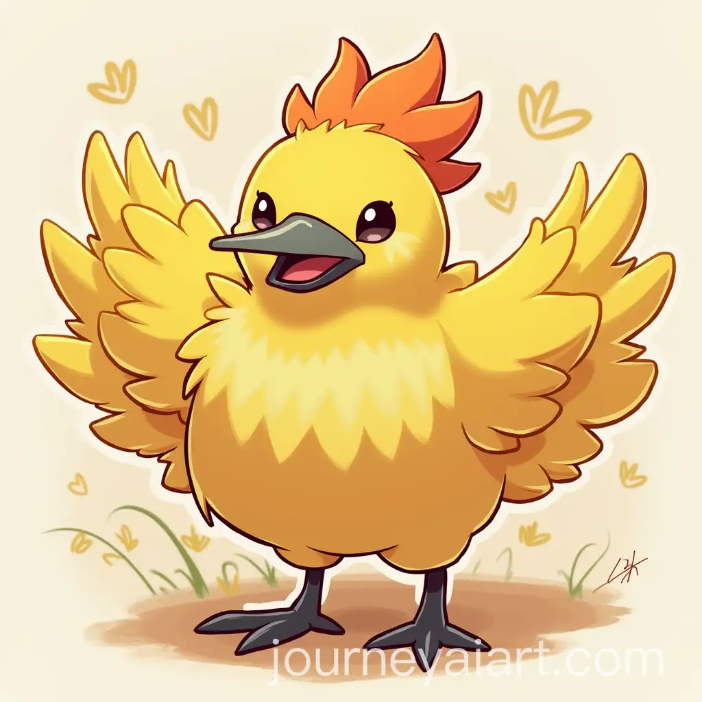 Tanjiro-Kamado-Interacting-with-a-Pidgeotto-in-a-Serene-Setting