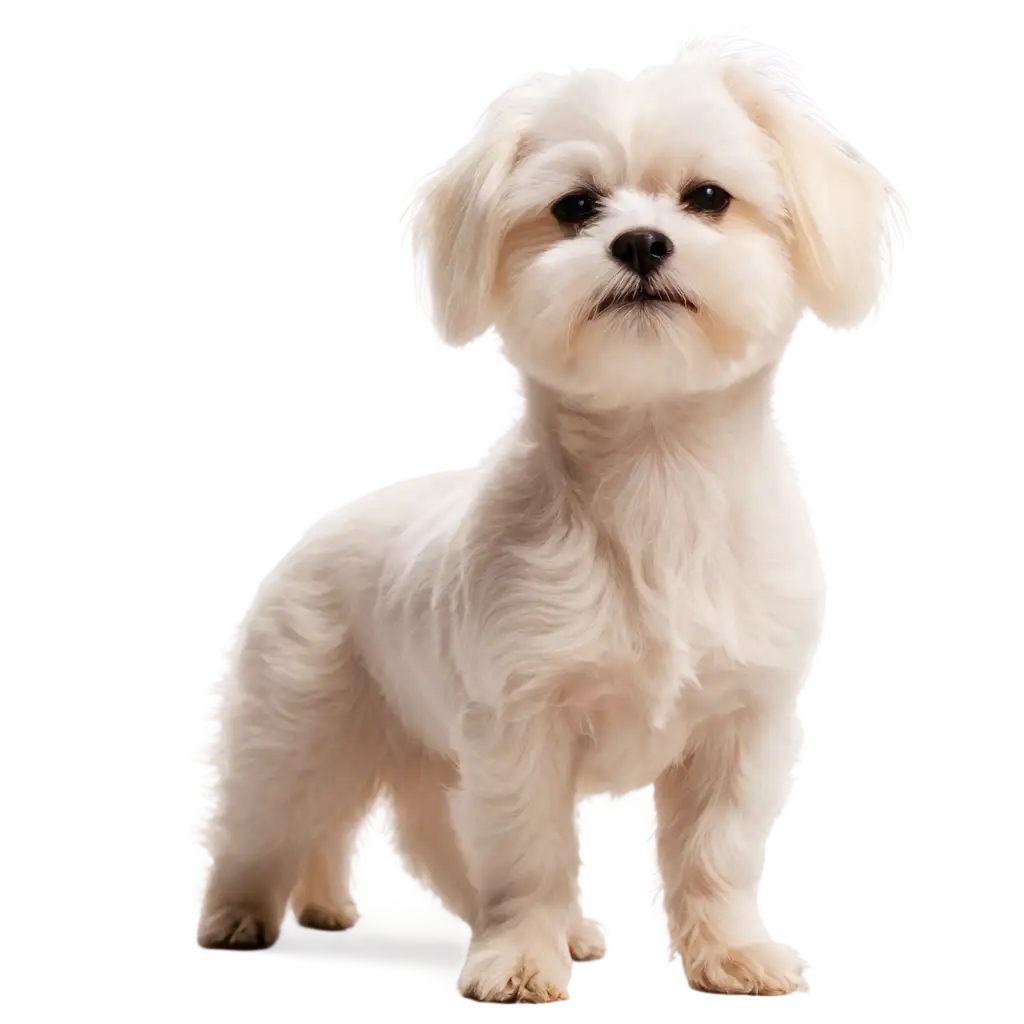 Cheerful-Maltese-Dog-PNG-Image-HighQuality-Transparent-Format-for-Versatile-Use