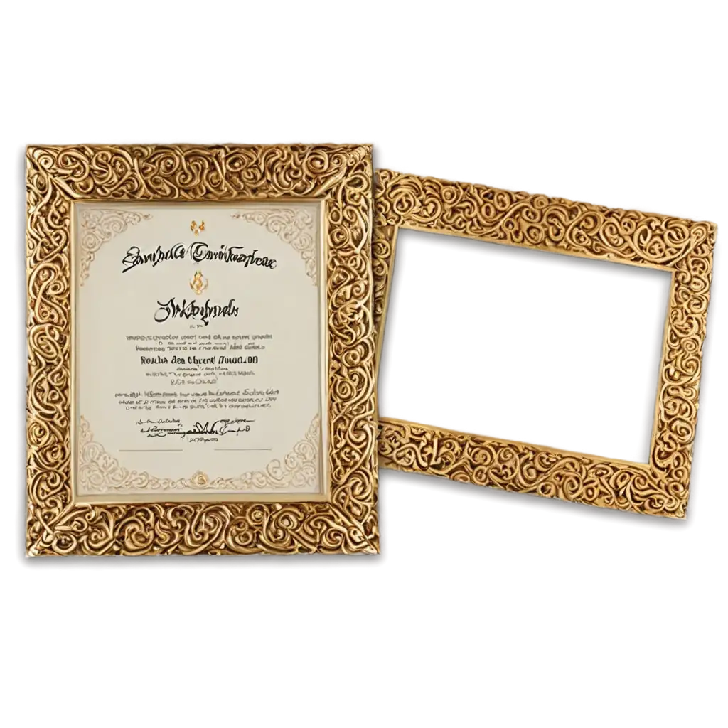 Nikkah-Certificate-Frames-PNG-HighQuality-Image-for-Elegant-Presentation