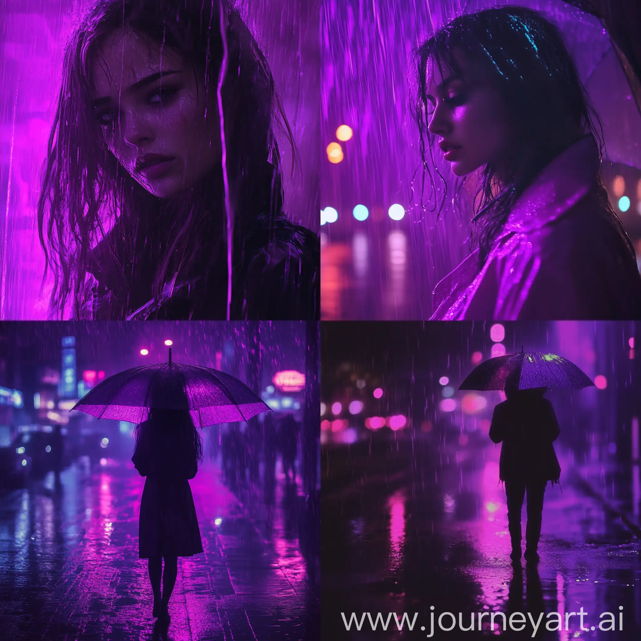 Modern-Aesthetic-Symbolizing-Love-and-Emotions-with-Neon-Purple-Hues