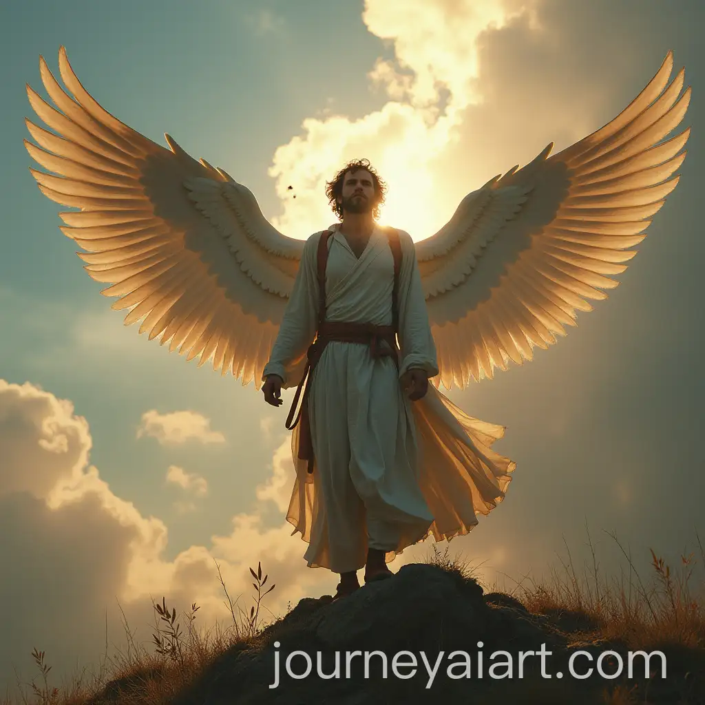 Man-with-Wings-Flying-in-Surreal-Landscape