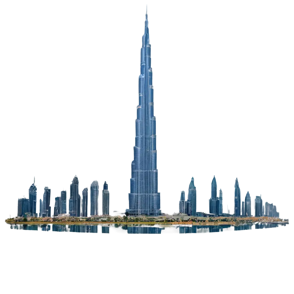 Burj-Khalifa-PNG-Image-HighQuality-Transparent-Design-forPNG-Image-Usage-Scenarios-Creative-Projects