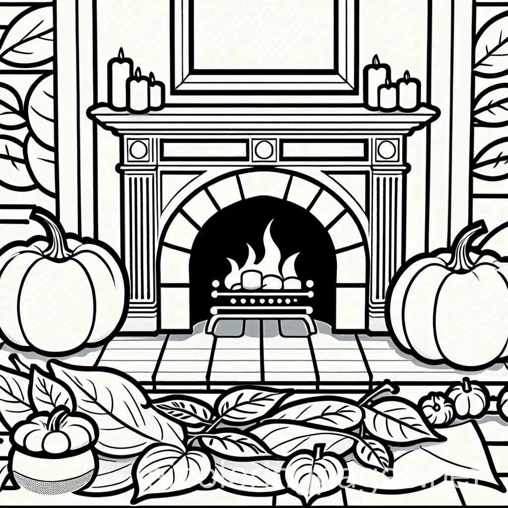 Autumn-Coloring-Page-with-Pumpkin-and-Hot-Chocolate