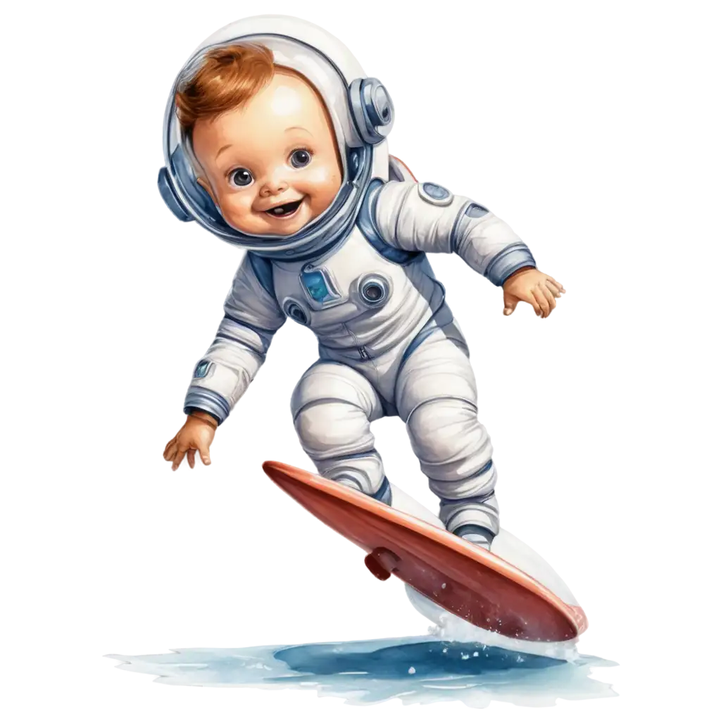 Baby-Astronaut-Surfing-PNG-A-Whimsical-and-HighQuality-Image-for-Creative-Projects