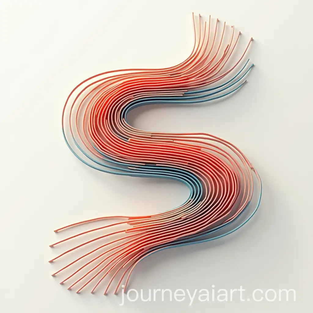 Abstract-3D-Winding-Line-Design